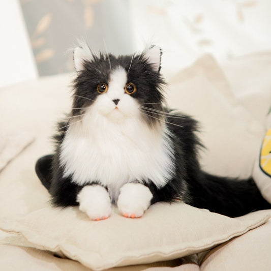 Gato de Peluche Realista - Juguete Suave para Niñas, Regalo Perfecto