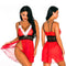 Vestido de Noche Sling Navideño Elegante