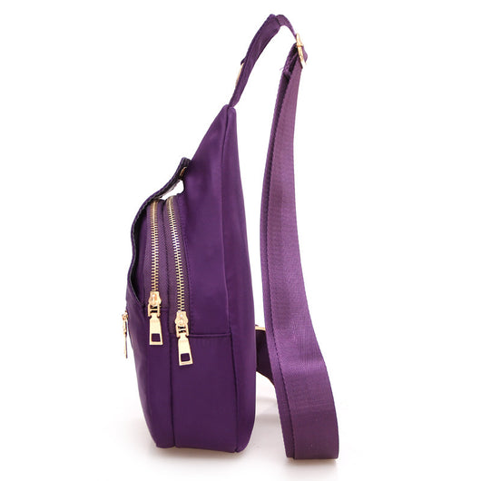 Bolsa Mensajera Nylon Impermeable para Mujer - Image 4