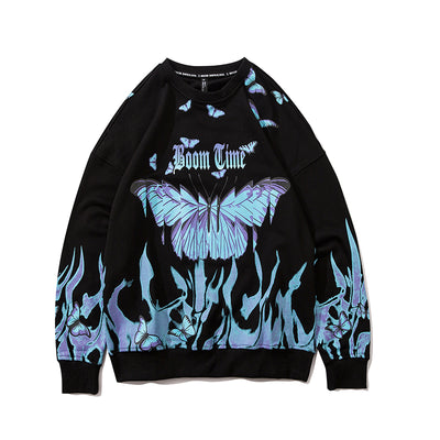 Suéter Hombre Cuello Redondo Estampado Manga Larga Oversize - Image 6