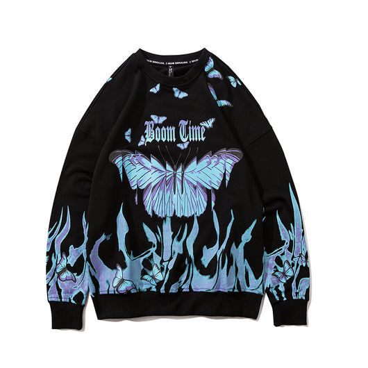 Suéter Hombre Cuello Redondo Estampado Manga Larga Oversize - Image 6