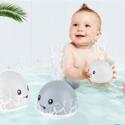 Juguete de Baño Ballena con Rociador Eléctrico por Inducción - Image 3