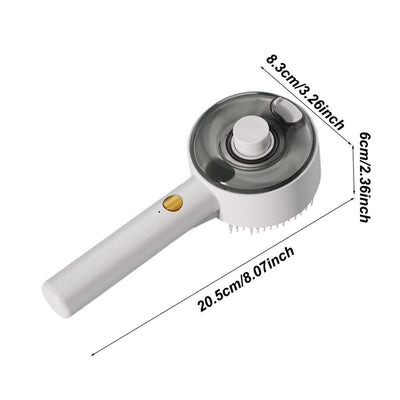 Cepillo Spa para Mascotas con Vapor - Deslanador USB Recargable para Perros y Gatos - Image 3
