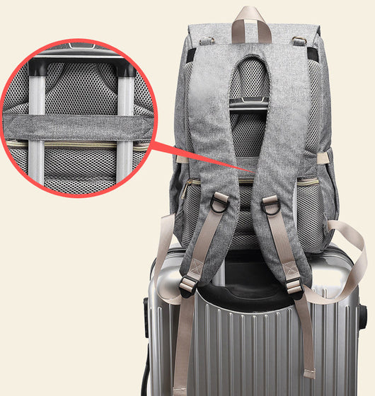 Mochila Maternal Térmica Impermeable con Carga USB y Calentador de Biberones - Image 8