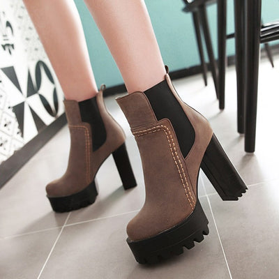 Botas Martin Plataforma Tacón Alto