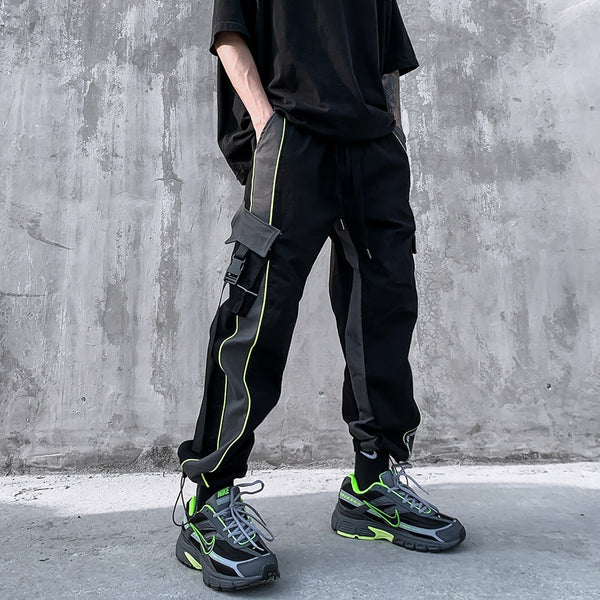 Pantalones deportivos holgados con cintura ajustable