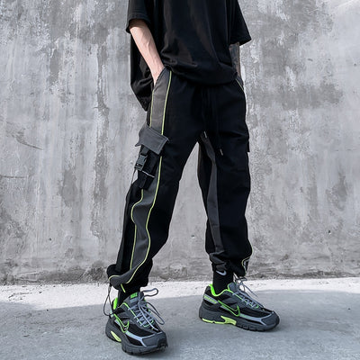 Pantalones deportivos holgados con cintura ajustable - Image 2