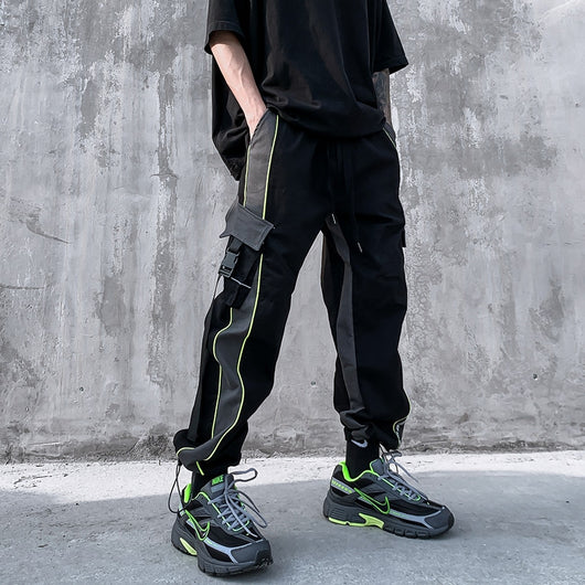 Pantalones deportivos holgados con cintura ajustable - Image 2