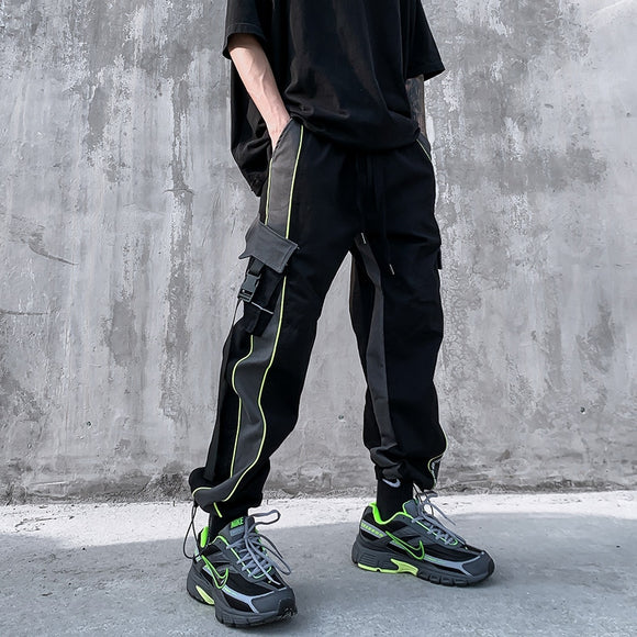 Pantalones deportivos holgados con cintura ajustable