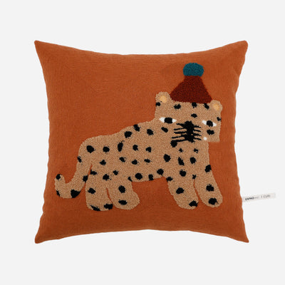 Funda de Cojín Decorativo Leopardo Cartoon para Sofá - Image 3