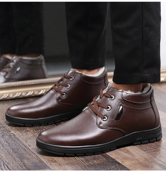 Zapatos Casuales de Cuero Genuino - Estilo Vintage Cómodo