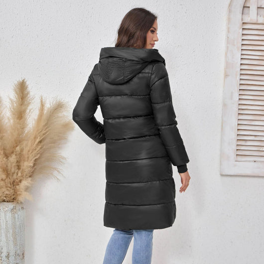 Abrigo Acolchado de Algodón para Mujer - Elegancia y Calidez - Image 3