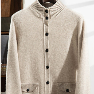 Chaqueta Casual de Cuello Alto para Hombre - Abrigo Versátil y Cálido - Image 12