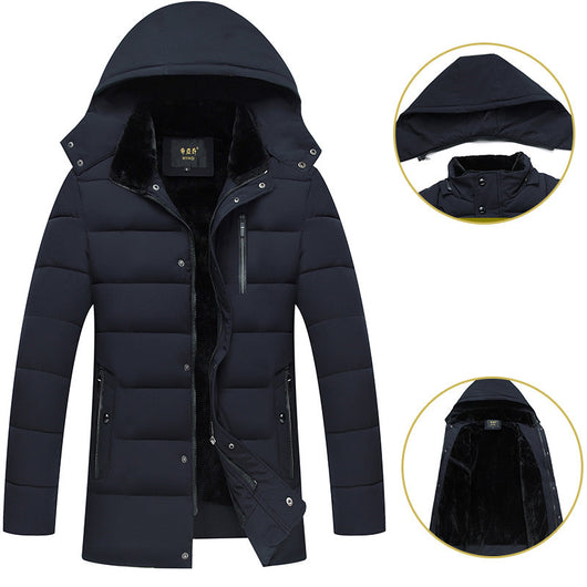 Chaqueta Acolchada de Algodón con Forro de Terciopelo - Abrigo Térmico Premium - Image 11
