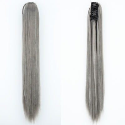 Peluca de Fibra Sintética con Clip Tipo Garra - Cabello Liso y Voluminoso - Image 21
