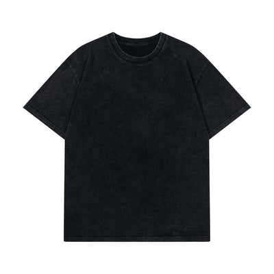 Playera Americana Efecto Desgastado con Diseño de Dos Capas y Bordado - Image 6