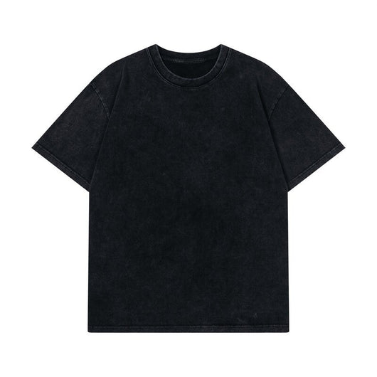 Playera Americana Efecto Desgastado con Diseño de Dos Capas y Bordado - Image 6