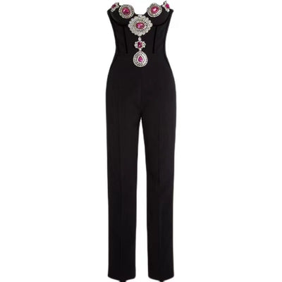 Enterizo Tubo Brillante con Strass para Fiesta - Image 6