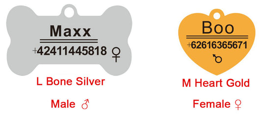 Placa de Identificación Antiextravío para Mascotas en Acero Titanio - Image 27