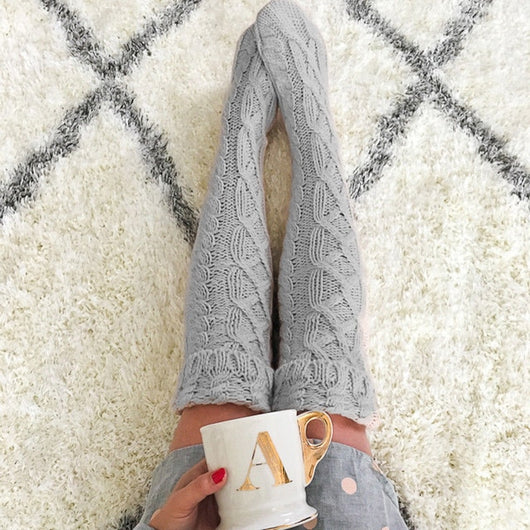 Calcetines Largos hasta la Rodilla para Otoño e Invierno