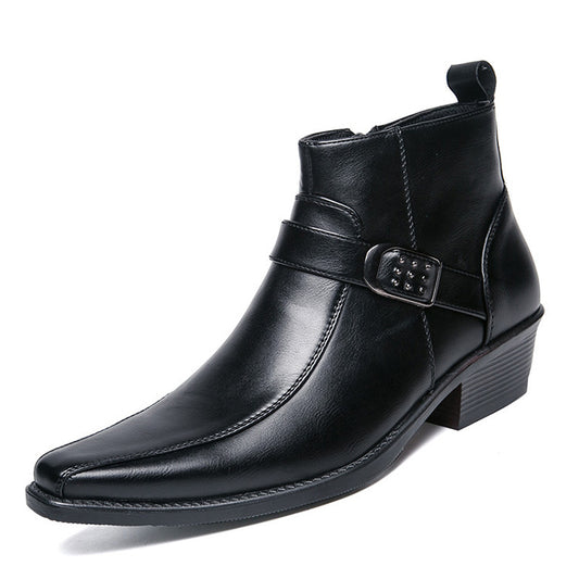 Zapatos de Cuero Puntiagudos para Hombre - Image 2