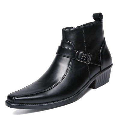 Zapatos de Cuero Puntiagudos para Hombre - Image 2
