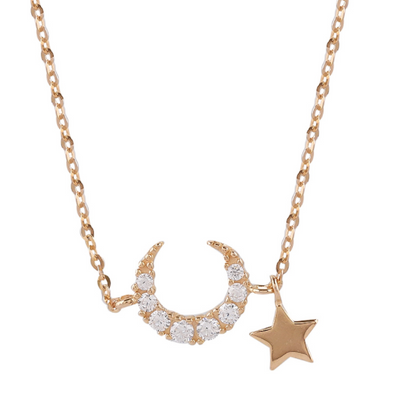Collar Colgante Luna y Estrellas - Image 5