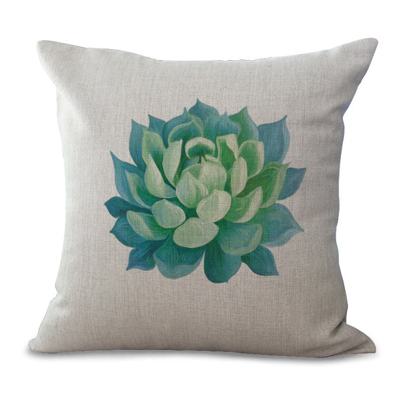 Funda de Almohada Cactus y Suculentas