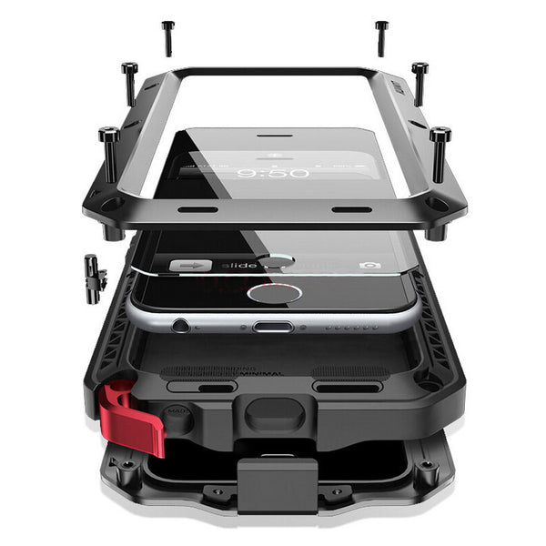 Funda Protectora de Aluminio para iPhone - Resistente a Caídas