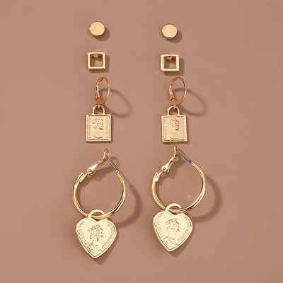 Conjunto de 4 Piezas Colgante de Amor con Retrato y Diseño Personalizado - Image 3