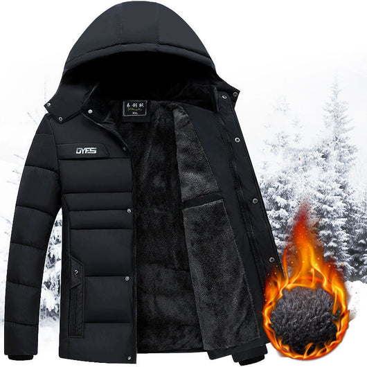 Abrigo de Invierno para Hombre - Chaqueta Acolchada de Algodón Premium - Image 10