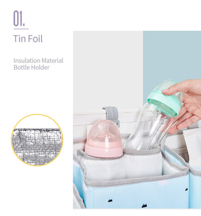Organizador de Pañales para Cuna - Bolsa Colgante Multiusos - Image 6