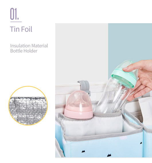 Organizador de Pañales para Cuna - Bolsa Colgante Multiusos - Image 6