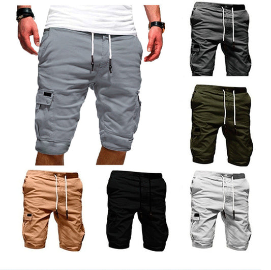 Pantalones Casuales Multibolsillos para Hombre