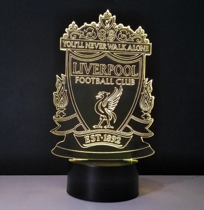 Lámpara LED 3D del Liverpool FC - Image 3