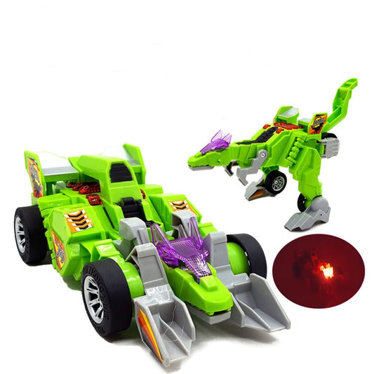 Auto Eléctrico Transformable de Dinosaurio