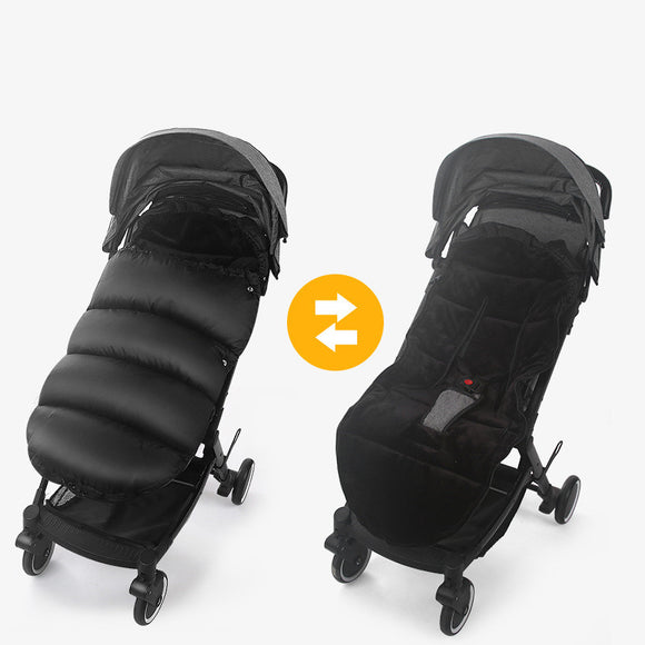 Protector de pies para cochecito con cortavientos