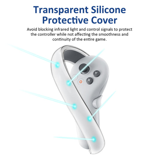Anillo de Protección de Silicona Transparente para Controles Pico Neo 4 - Image 3
