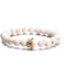 European and American fashion micro inlaid zircon crown bracelet volcanic stone acrylic bracelet Blanco