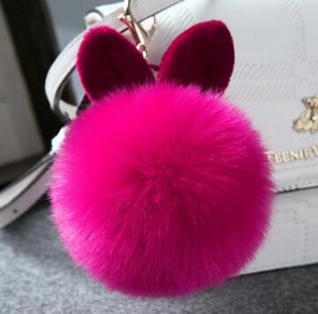 Llavero de Peluche Colorido Conejo - Image 12