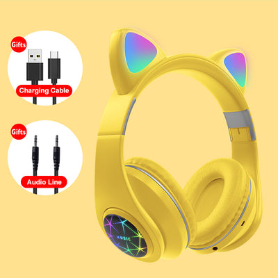 Auriculares Inalámbricos Deportivos con Diseño de Orejas de Gato - Image 28