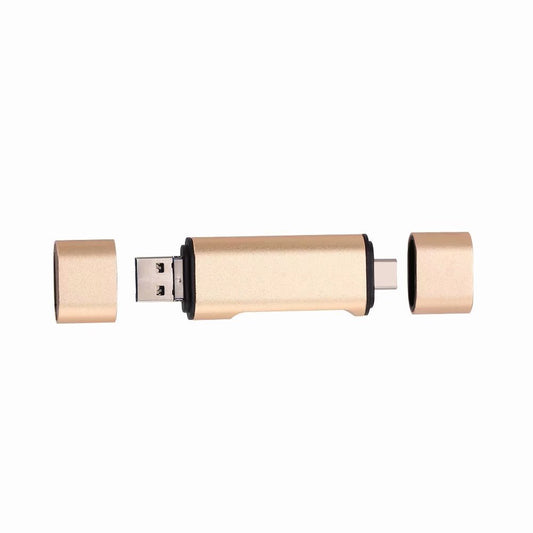 Lector de Tarjetas USB Multifunción Type-C - Aluminio Premium para TF, SD y OTG
