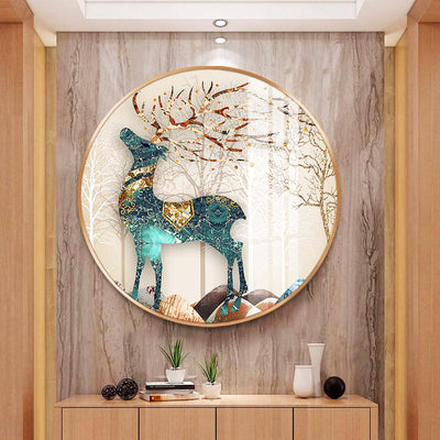 Cuadro de Pintura de Diamantes Completa - Venado Artesanal - Image 2