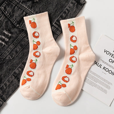 Calcetines Estampados de Piña y Fresa - Diseño Adorable - Image 20