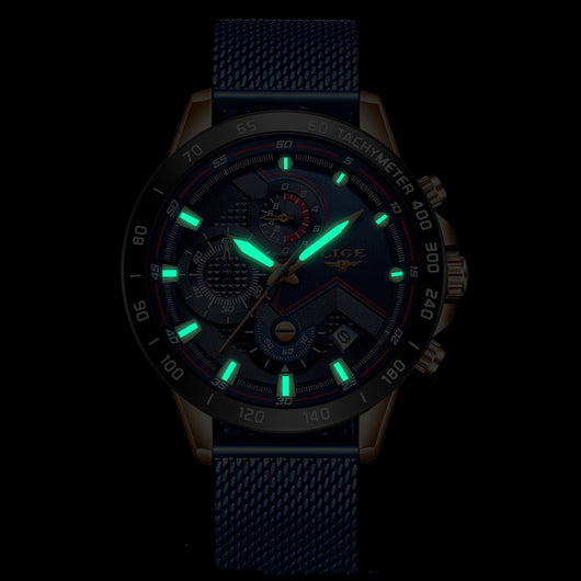 Reloj para Hombre con Malla Metálica - Image 3