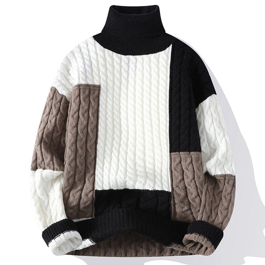 Suéter de Cuello Alto en Cashmere Puro para Parejas - Abrigo Grueso y Suave