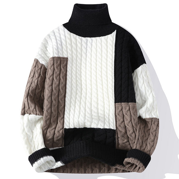 Suéter de Cuello Alto en Cashmere Puro para Parejas - Abrigo Grueso y Suave