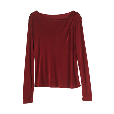 Blusa de Seda de Manga Larga para Mujer - Image 4