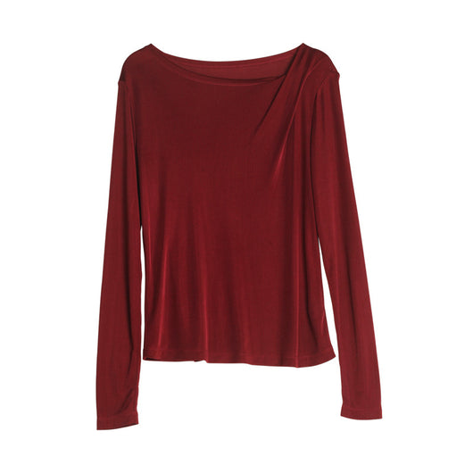 Blusa de Seda de Manga Larga para Mujer - Image 4