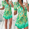 Vestido Camisero con Estampado de Solapa para Mujer
